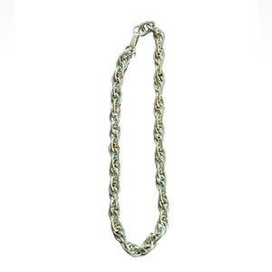 Vintage Kara goldtone chain choker 14”